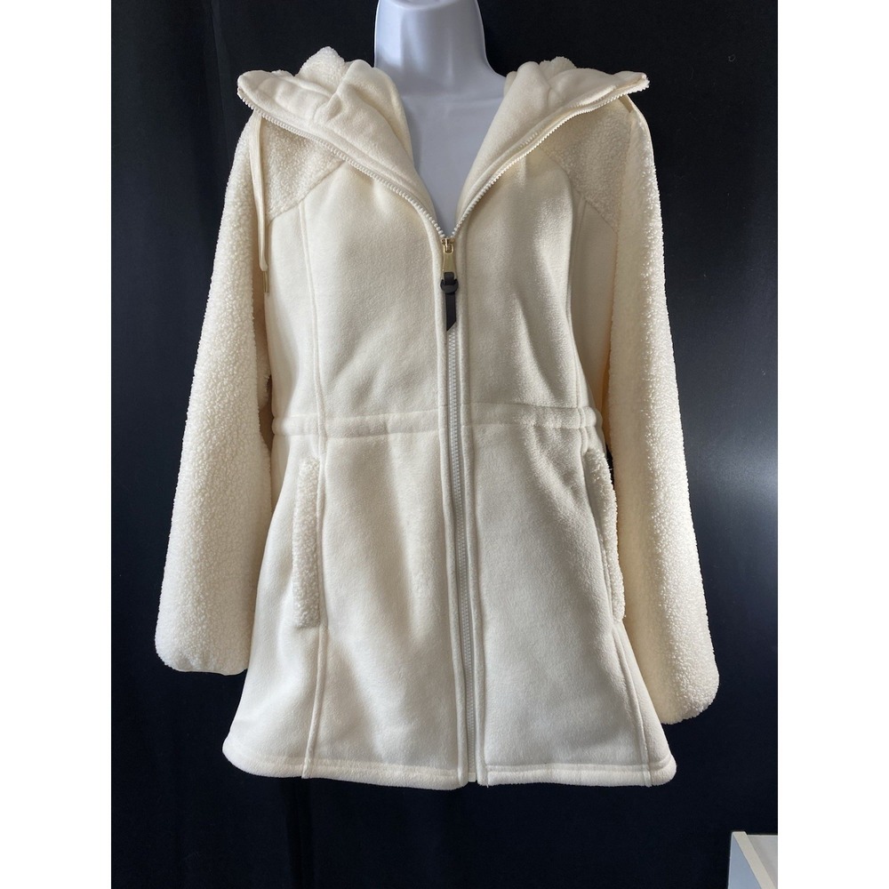 1 Madison Expedition Womens Teddy Bear Jacket Size Medium Soft Warm Cozy Fall